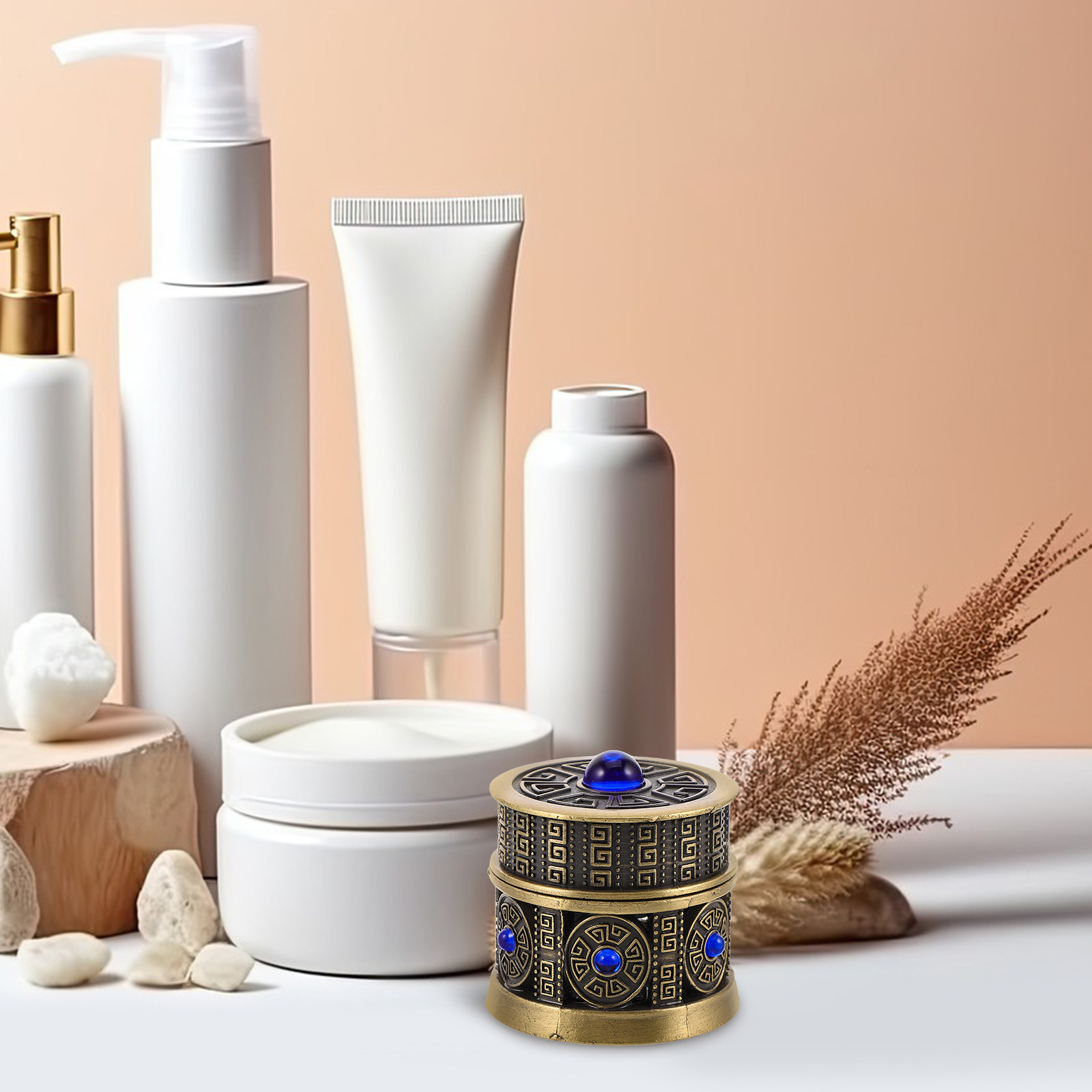 Luxury Skincare Jars - Botol Penyimpanan Krim Isi Ulang Kokoh