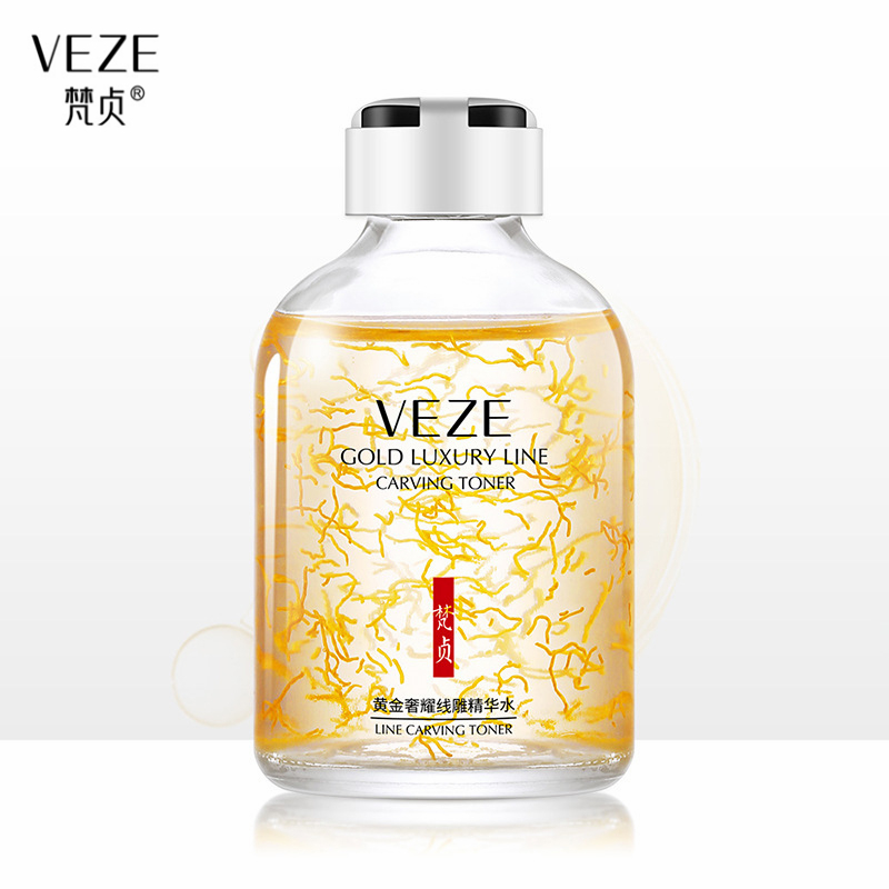 Luxury Skincare Line - 24K Emas Line Ukiran Toner Pelembab