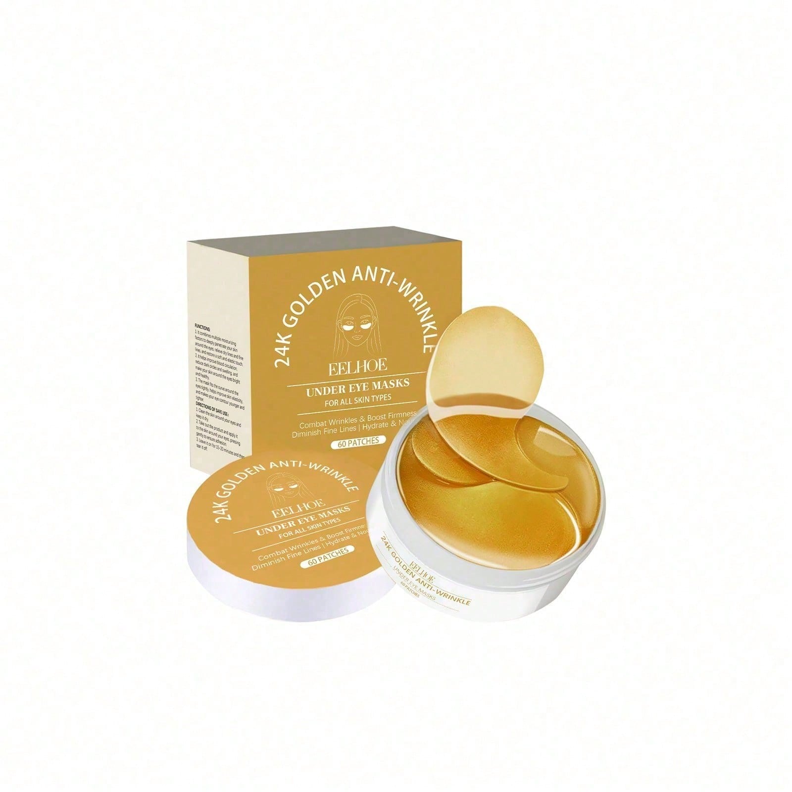 Luxury Skincare Line - Masker Mata Emas 24K, 60 Patch