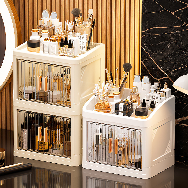 Luxury Skincare Gift Box - Kabinet Penyimpanan Rias Berlapis dengan Kapasitas