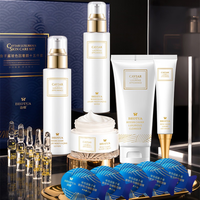Luxury Skincare Kit - Perawatan Kulit Caviar Pro-Xylane 15-piece set