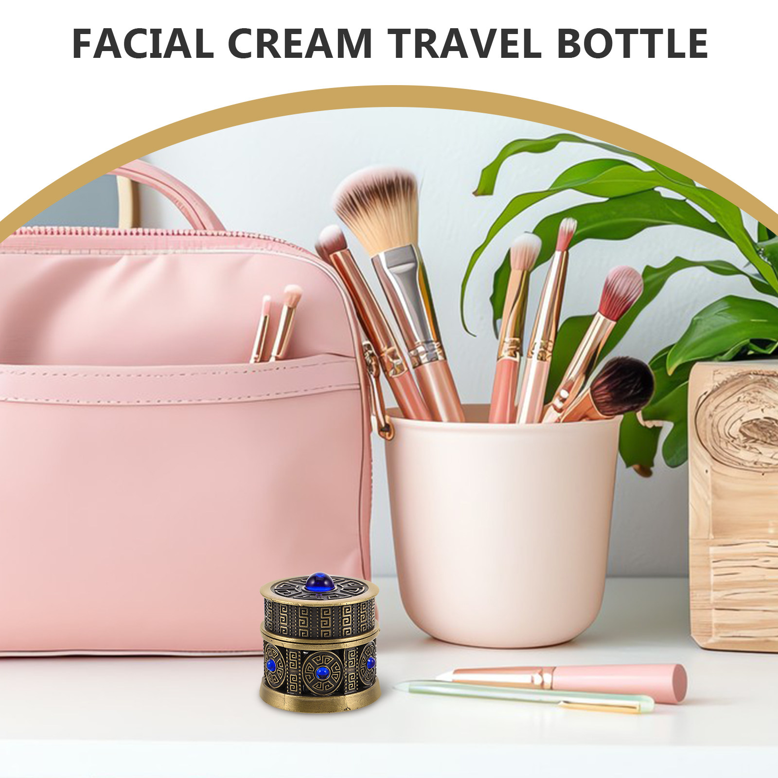 Botol Penyimpanan Krim Isi Ula - Luxury Skincare Jars ulasan dan harga