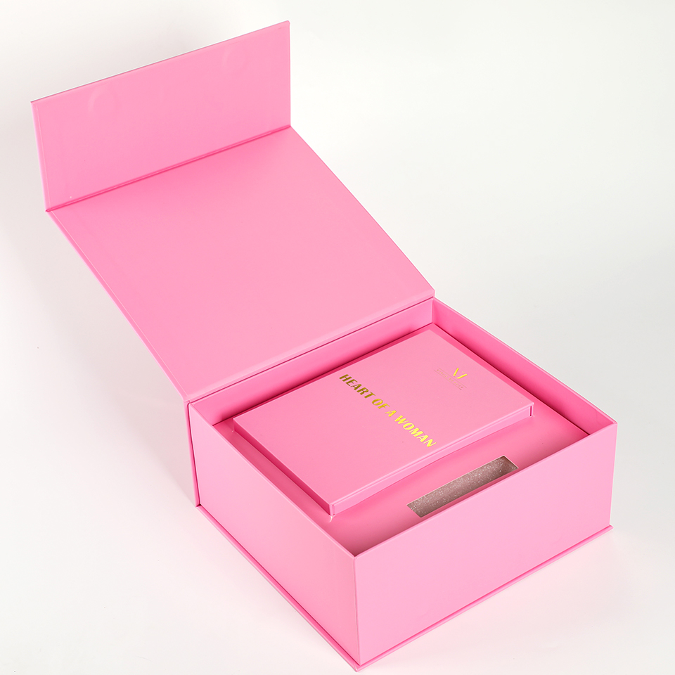 Merah Muda Mewah Kustom Dengan - Luxury Skincare Gift Box ulasan dan harga