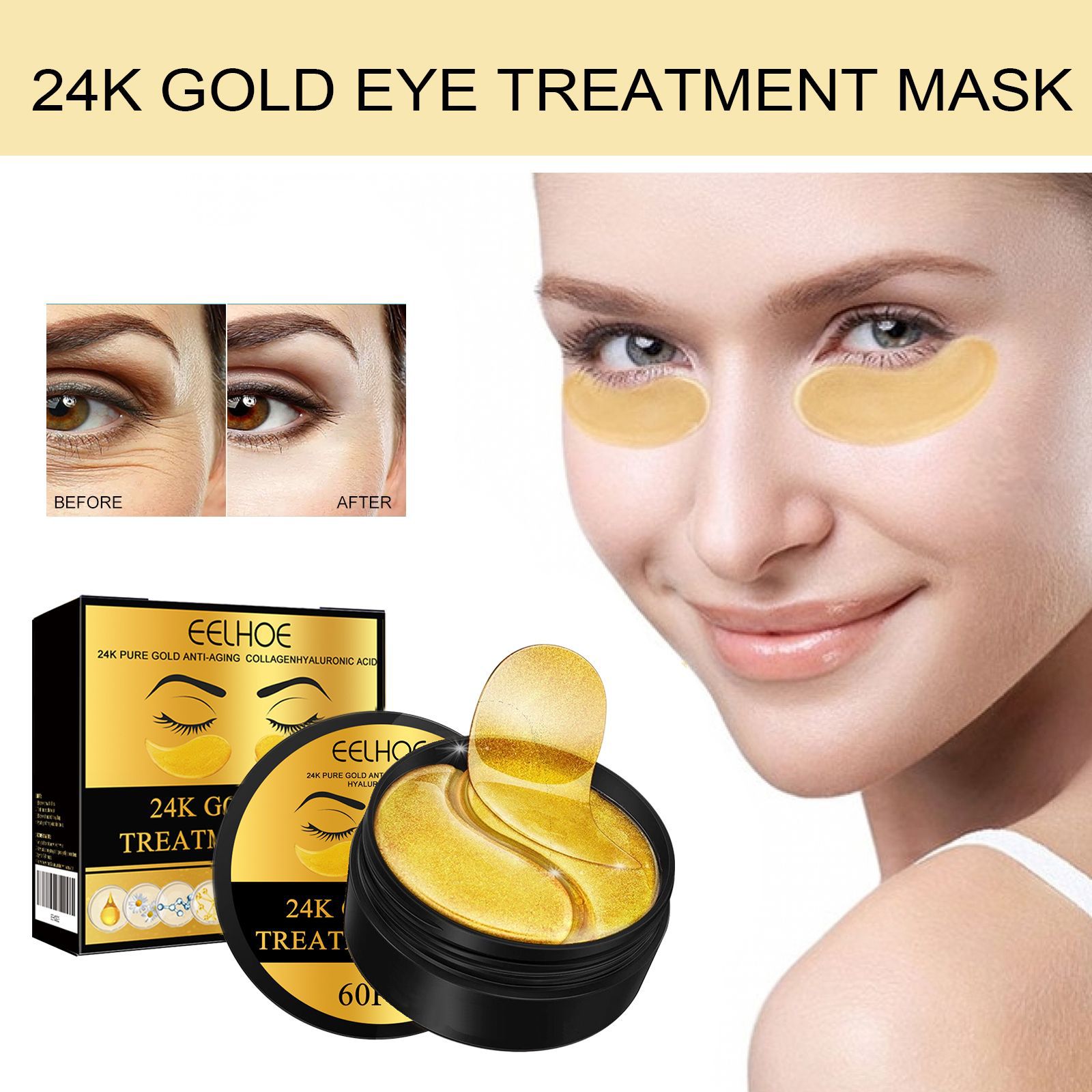 Masker Mata Mewah Berinfusi Em - Luxury Skincare Line ulasan dan harga