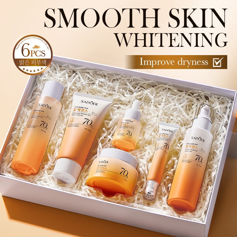 70% Beras Pelembap Anti-Kerut  - Luxury Skincare Kit ulasan dan harga
