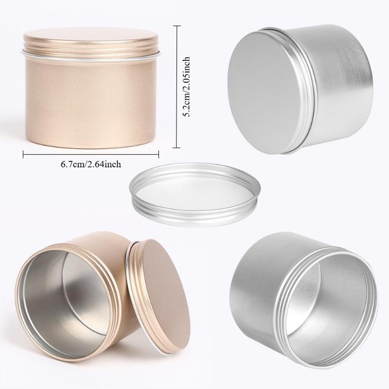 5 Buah Stoples Lilin Mewah den - Luxury Skincare Jars ulasan dan harga