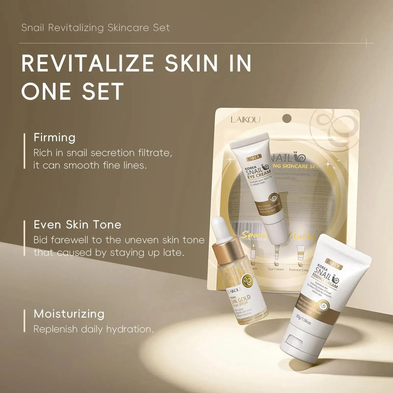 Serum Perawatan Kulit Emas 24K - Luxury Skincare Line ulasan dan harga