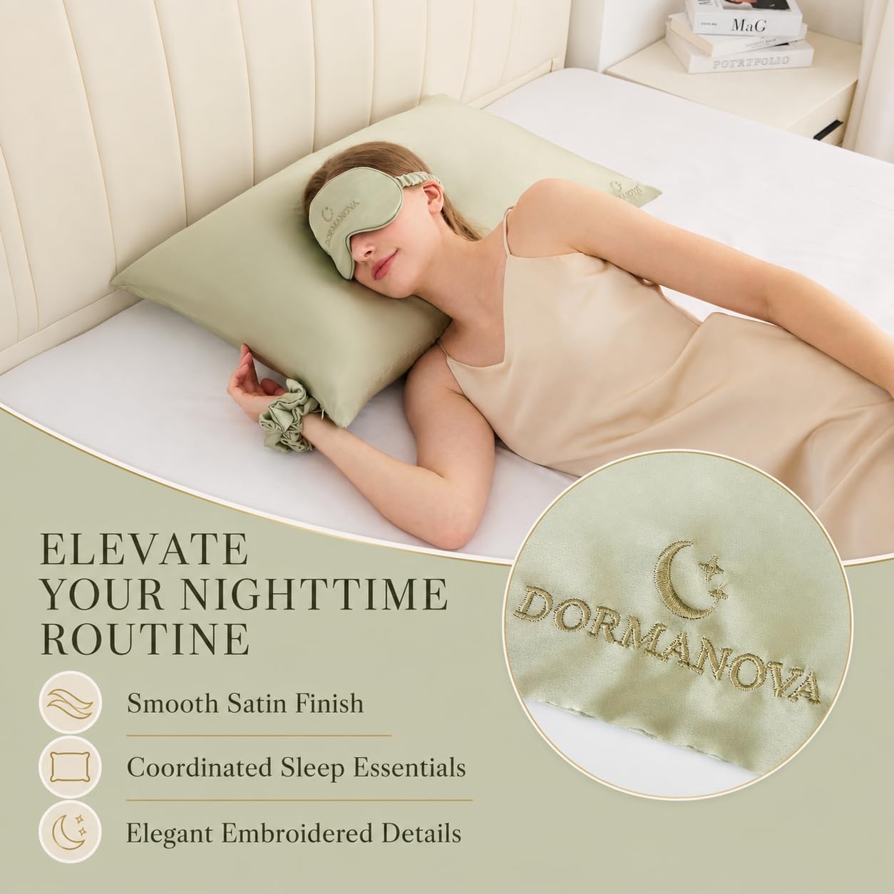 Set Tidur Satin Mewah – Sarung - Luxury Skincare Gift Box ulasan dan harga
