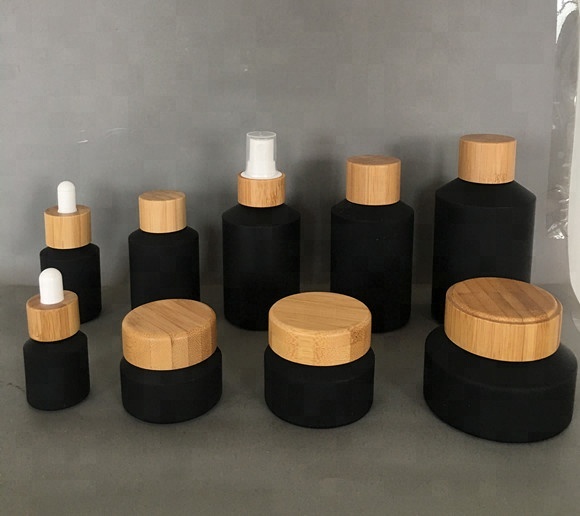 60 pcs botol krim kaca matte h - Luxury Skincare Jars ulasan dan harga