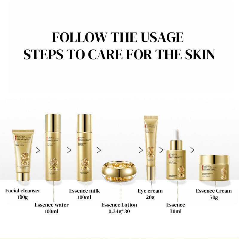 Set Perawatan Kulit Plasenta T - Luxury Skincare Kit ulasan dan harga