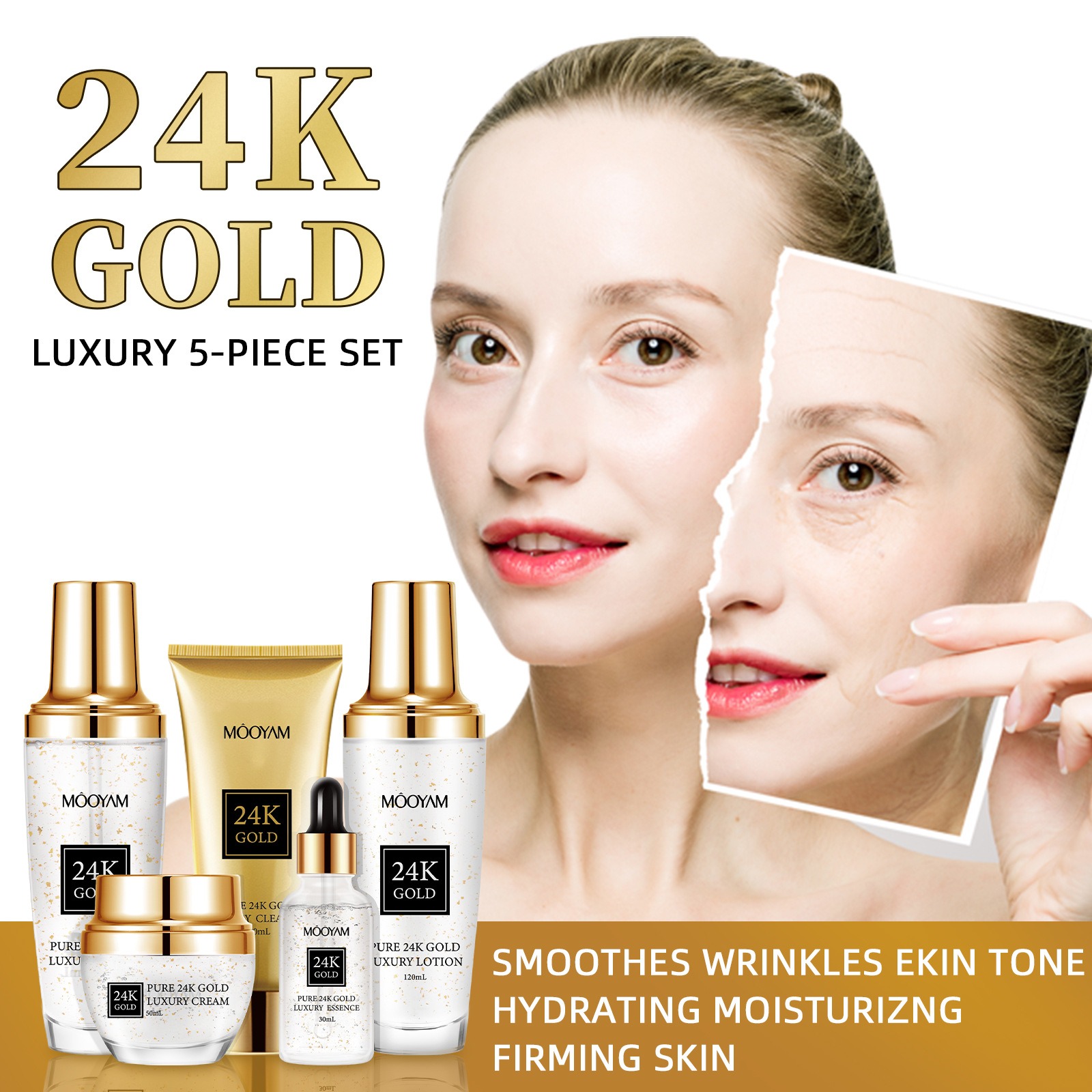 Perawatan Kulit 24K Gold LUXUR - Luxury Skincare Line ulasan dan harga