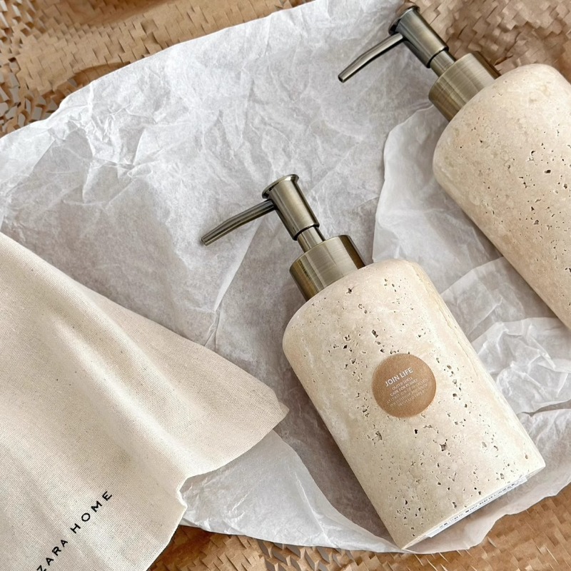 Dispenser Lotion Batu Alam, Bo - Luxury Skincare Jars ulasan dan harga