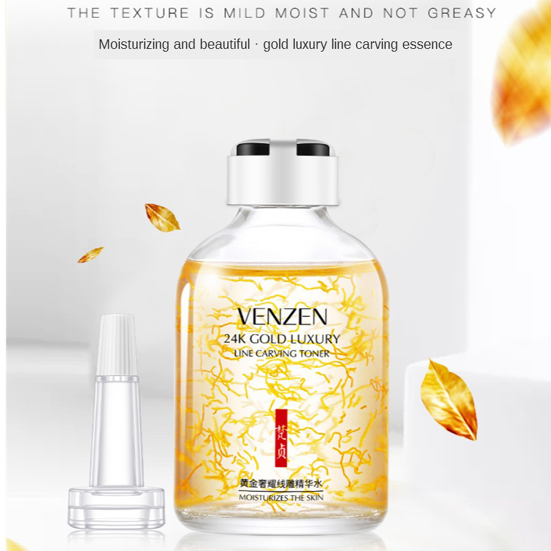 24K Emas Line Ukiran Toner Pel - Luxury Skincare Line ulasan dan harga