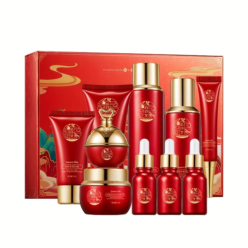 Qilin Jie Fu Yan Qin Run Set P - Luxury Skincare Kit ulasan dan harga
