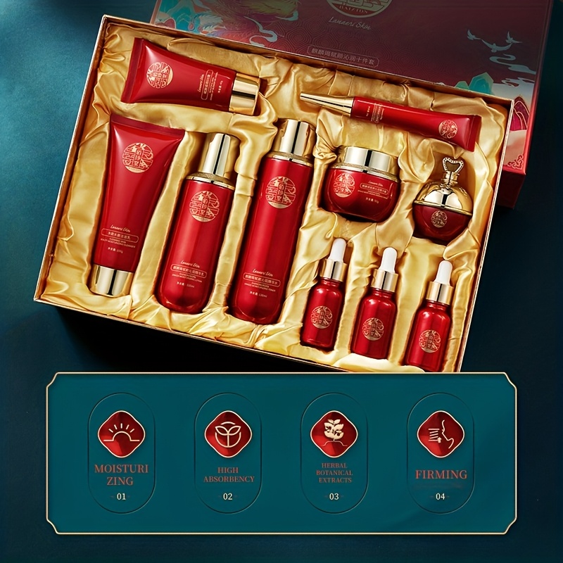 Qilin Jie Fu Yan Qin Run Set P - Luxury Skincare Kit ulasan dan harga