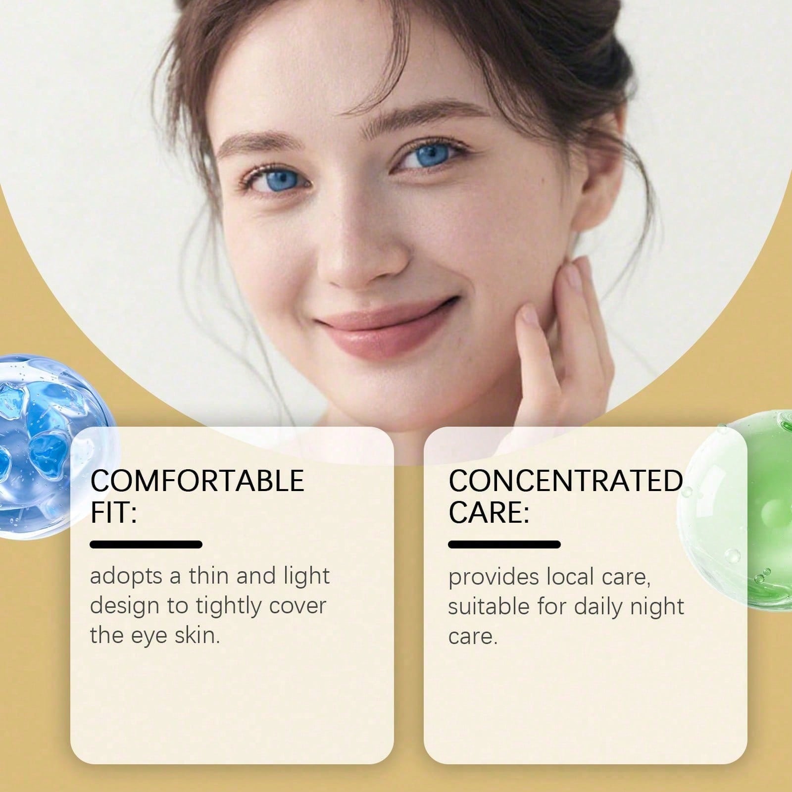 Masker Mata Emas 24K, 60 Patch - Luxury Skincare Line ulasan dan harga