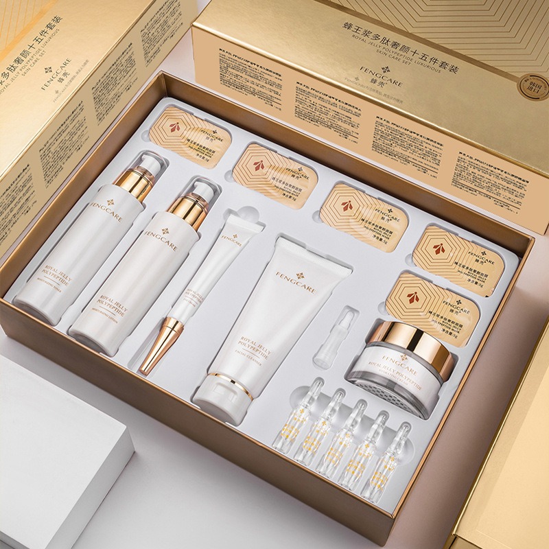Royal Jelly Set Pelembap dan A - Luxury Skincare Kit ulasan dan harga