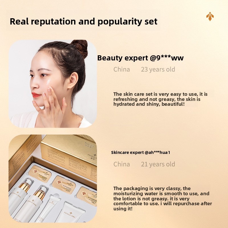 Royal Jelly Set Pelembap dan A - Luxury Skincare Kit ulasan dan harga