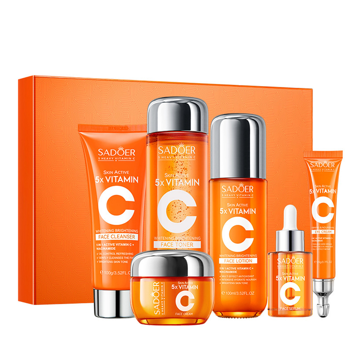 Perawatan Kulit Vitamin C Set  - Luxury Skincare Kit ulasan dan harga
